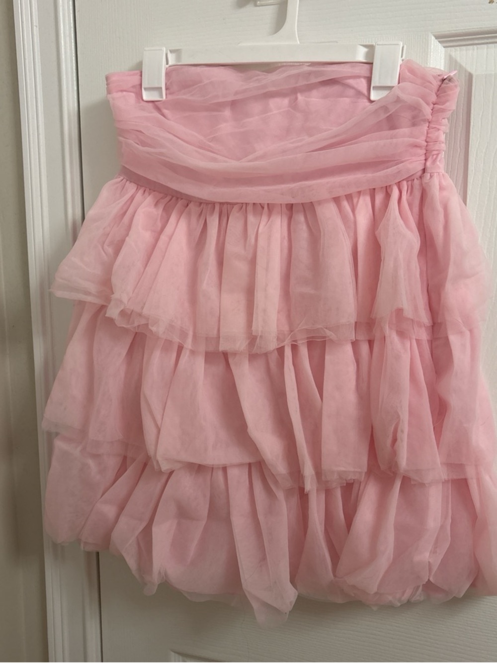 Beginning Boutique Soft Pink Layered Tulle Skirt